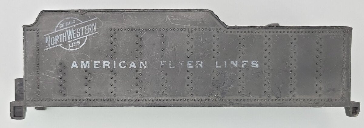 American Flyer 283T-5 Chicago and Northwestern Plastic Tender Shell Only