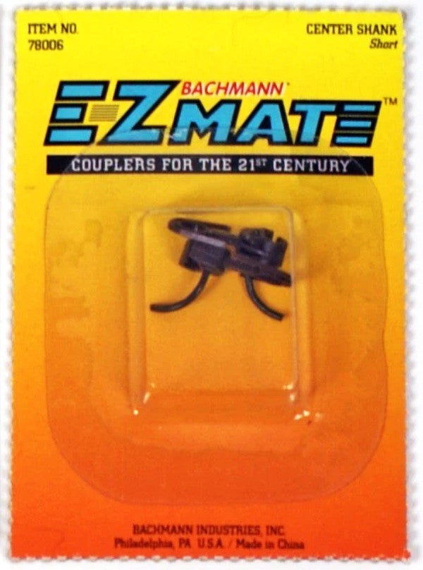 Bachmann 78006 HO Scale Center Shank Short Couplers (Pack of 2)