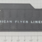 American Flyer XA9461 S Scale Black Tender Plastic Shell Milwaukee