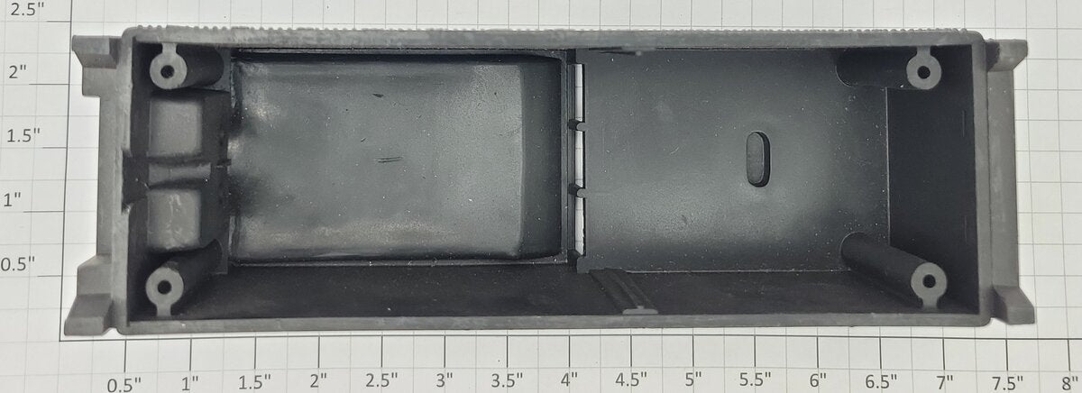 American Flyer XA9461 S Scale Black Tender Plastic Shell Milwaukee