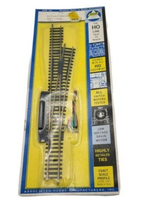 AHM 2507 HO No. 6 Right Hand Remote Control Switch Turnout
