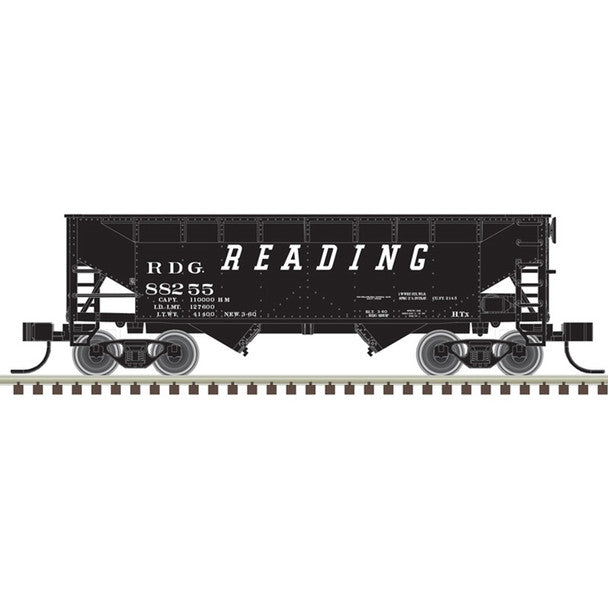 Atlas 50006133 N Reading 2-Bay Offset Side Hopper (Set of 3)