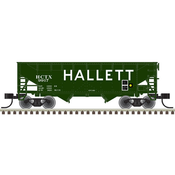 Atlas 50006139 N Hallett 2-Bay Offset Side Hopper (Set of 3)