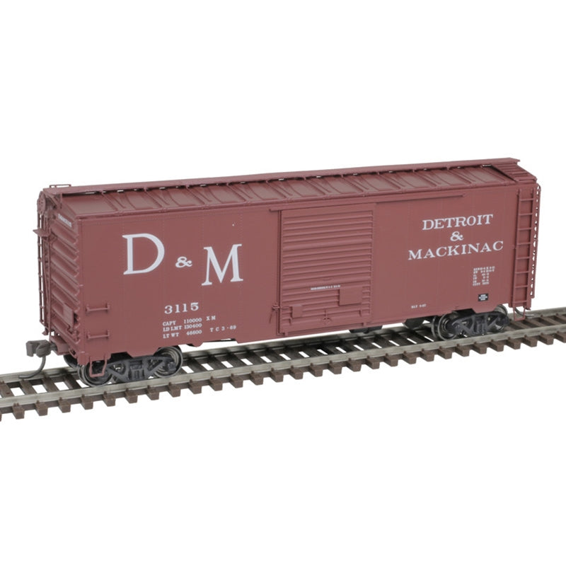 Atlas 20006816 HO Detriot & Mackinac D&M 40' Postwar Boxcar #3115