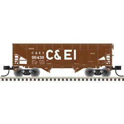 Atlas 50006126 N Chicago & Eastern Illinois 2-Bay Offset Side Hopper #96227