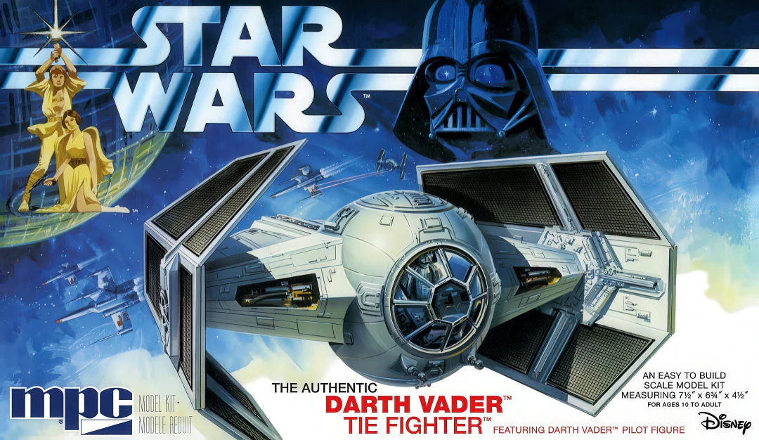 MPC 952 1:32 Star Wars: A New Hope Darth Vader Tie Fighter Plastic Model Kit