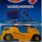 HotWheels 3715 1:64 Workhorses CAT Earth Mover Die Cast Metal & Plastic