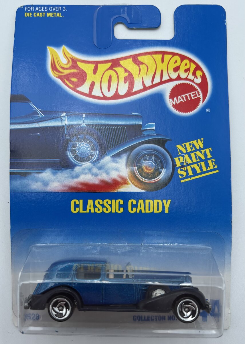 Hot Wheels 2529 1:64 Blue Classic Caddy Die Cast Metal