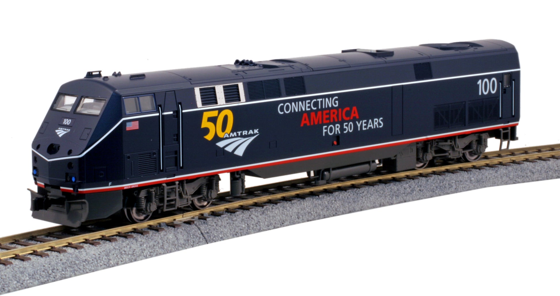 Kato 37-6113-LS HO Amtrak GE P42 