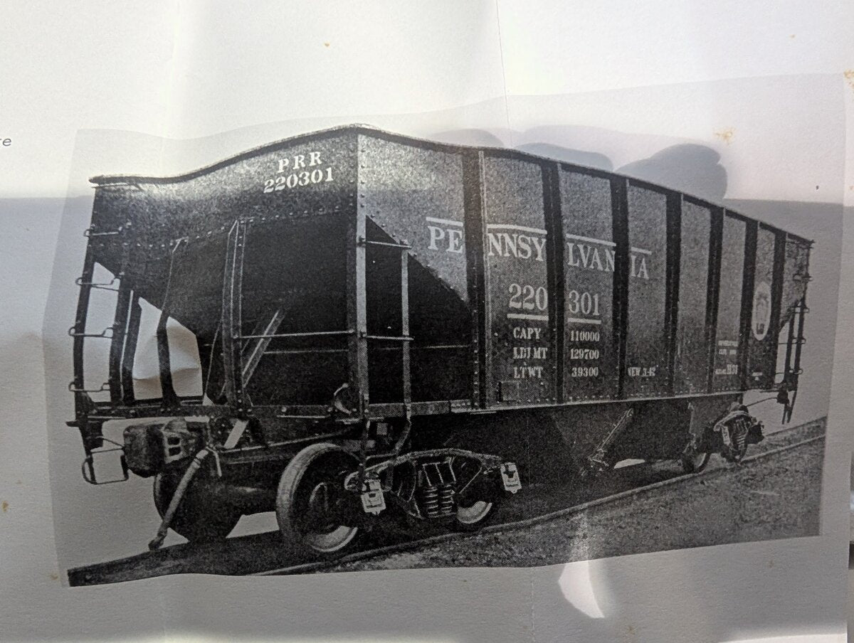 Quality Craft 1973 O Scale PRR 2 Bay Hopper Kit