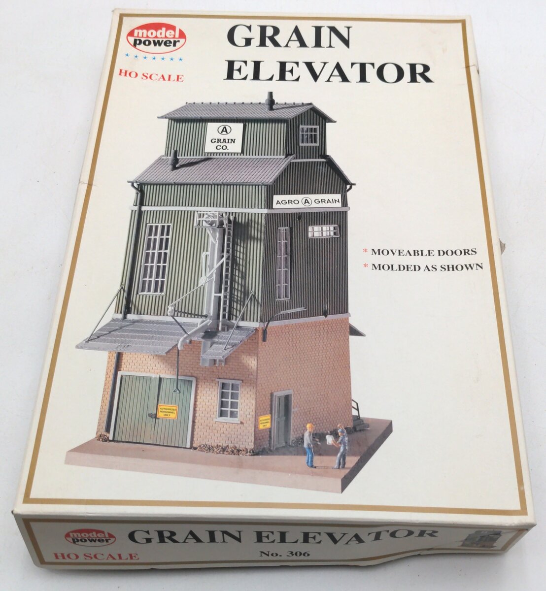 Model Power 306 HO Grain Elevator Building Kit