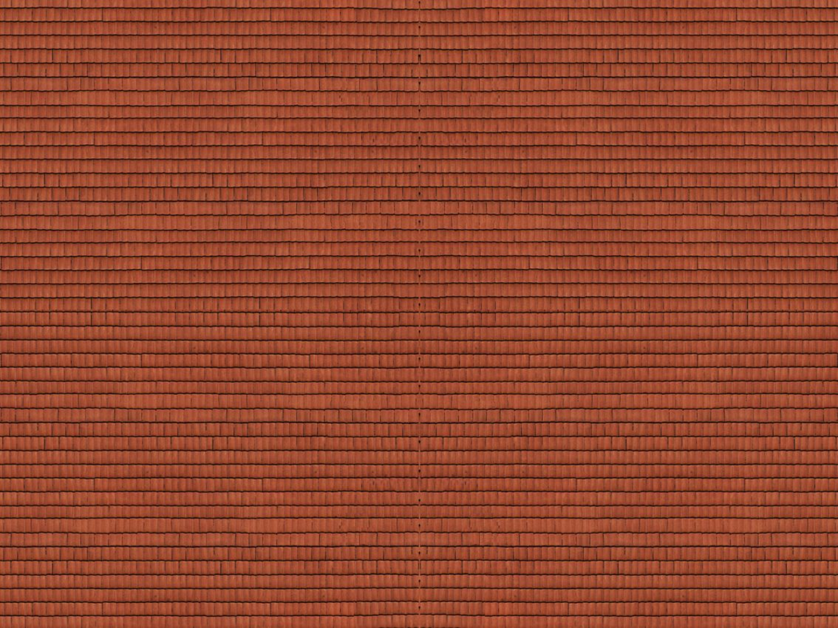 Noch 56965 N Red "Roof Tile" 3D Cardboard Sheet