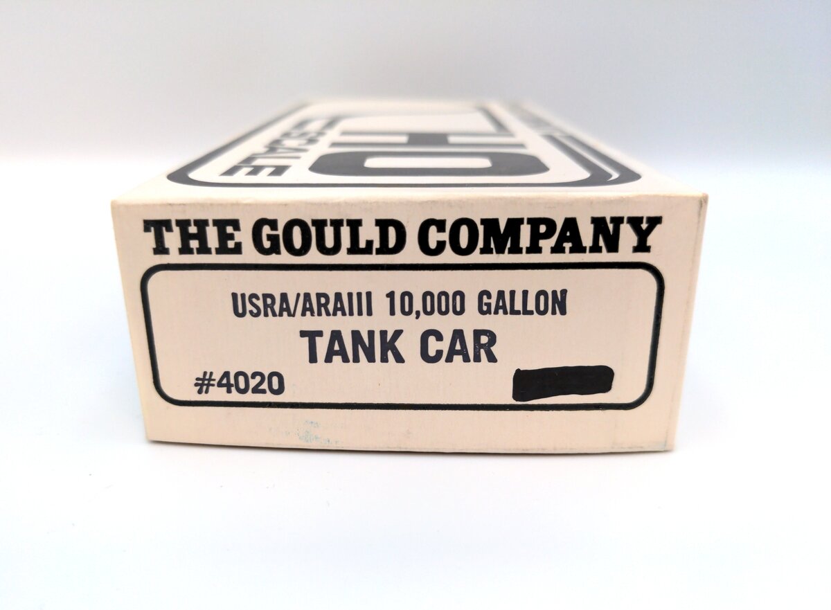 Gould Company 4020 HO USRA/ARAIII 10,000 Gallon Tank Car Kit