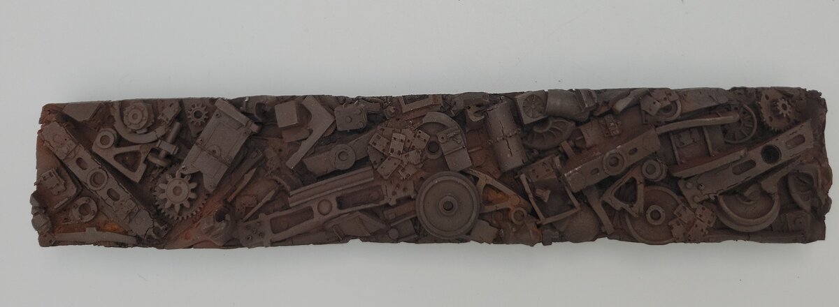 MTH 30-7214-2 RailKing Gondola Rusted Scrap Load