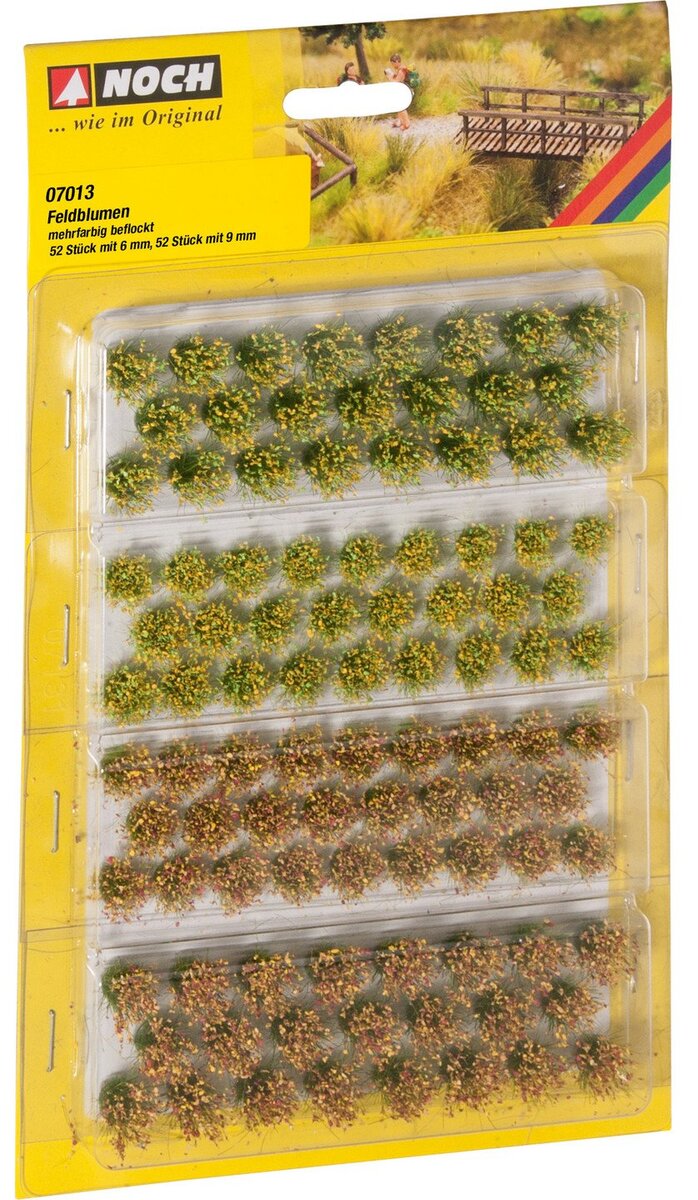 Noch 07013 Grass Tufts “Field Flowers” (Set of 104)