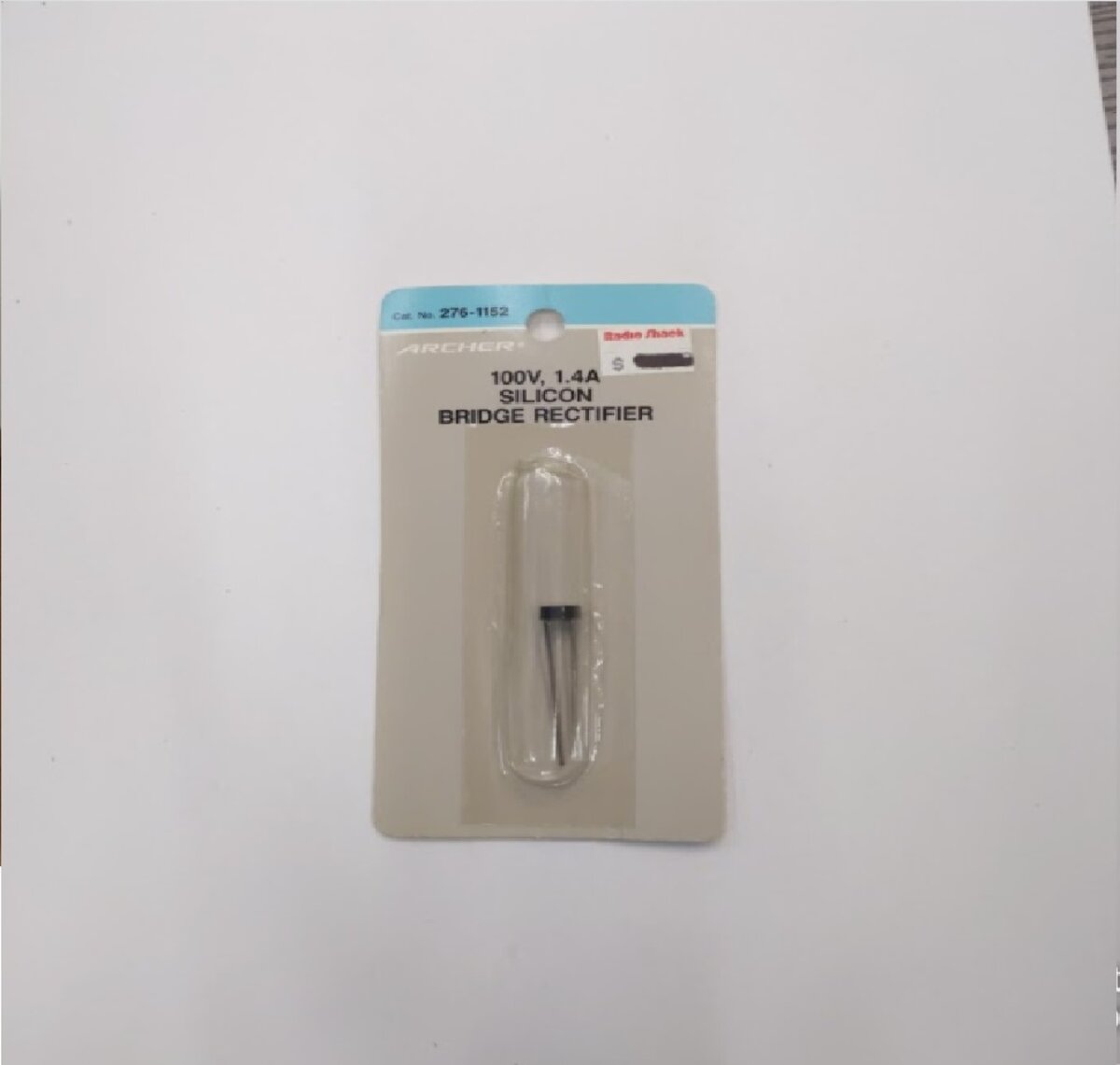 Archer 276-1152 100V, 1.4A Silicon Bridge Rectifier