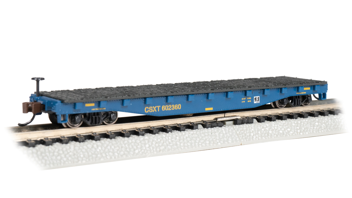 Bachmann 17352 N CSX 52' Steel Flatcar #602360