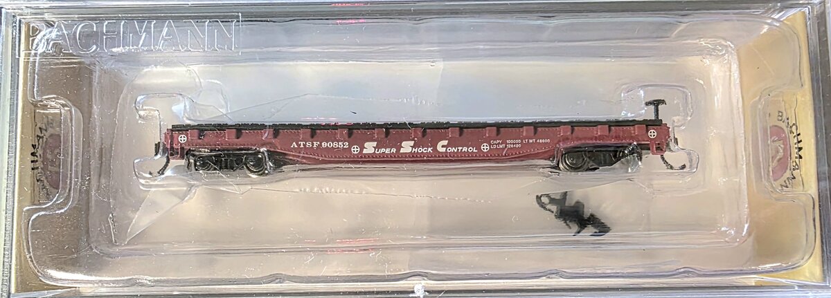 Bachmann 17351 N Santa Fe 52' Flat Car #90852