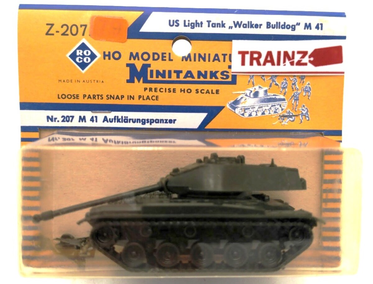 Roco Z-207 HO Scale Minitanks M 41 Walker Bulldog US Light Tank
