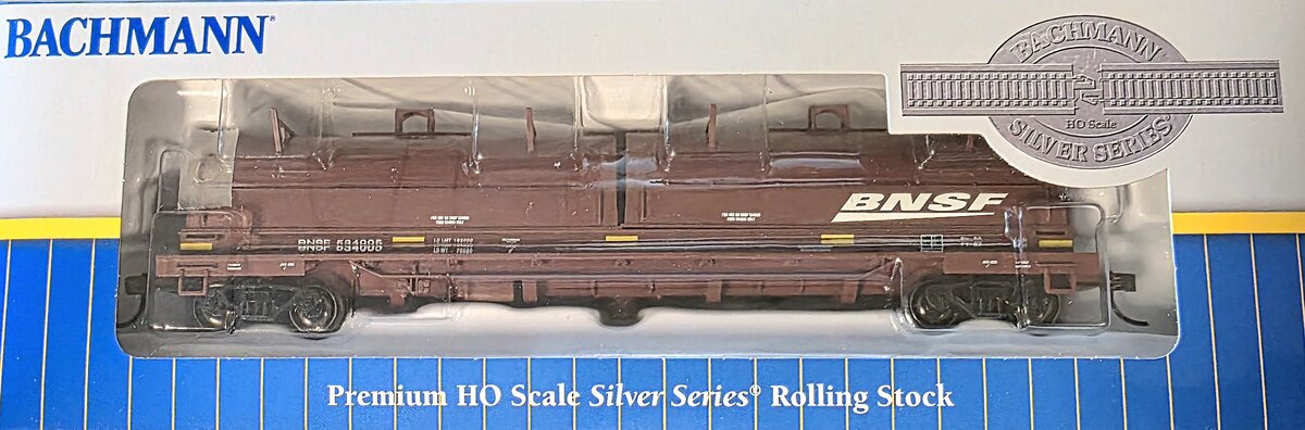 Bachmann 71401 HO Scale BNSF 55' Steel Coil Car w/Coil Load #534005