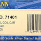 Bachmann 71401 HO Scale BNSF 55' Steel Coil Car w/Coil Load #534005