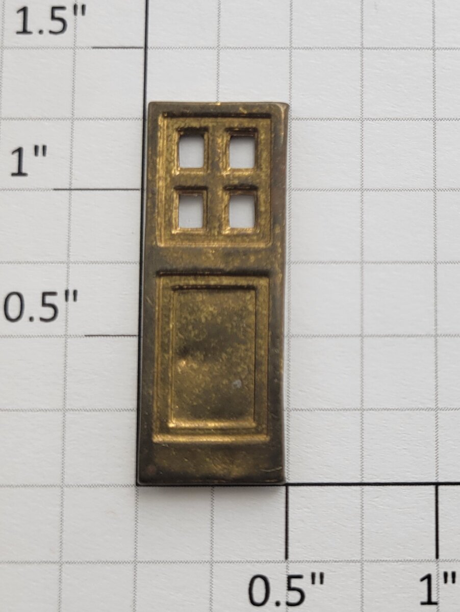 Lionel 810-1 Crane Cab Brass Door