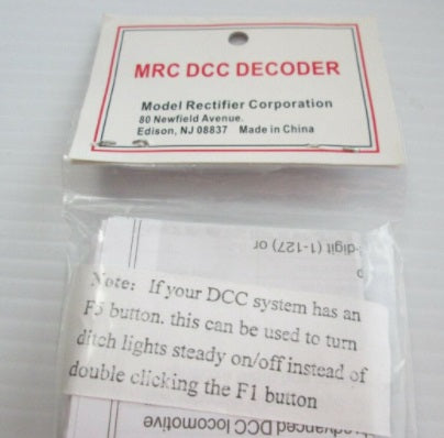 MRC AD350 HO DCC Decoder 1.5 amp Rating