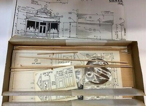 Classic Miniatures CM-4 Vintage HO Scale General Store 1897 Building Kit