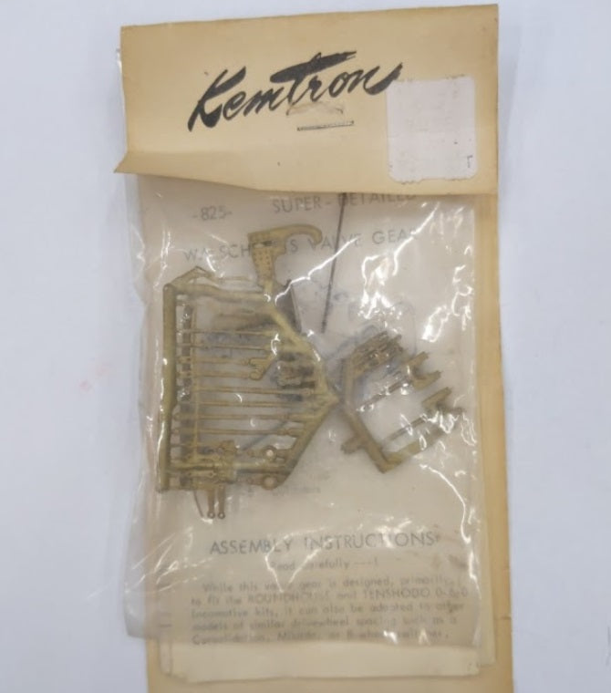 Kemtron 825 HO Valve Gear Brass Steam Locomotive X-825-k Walscheart