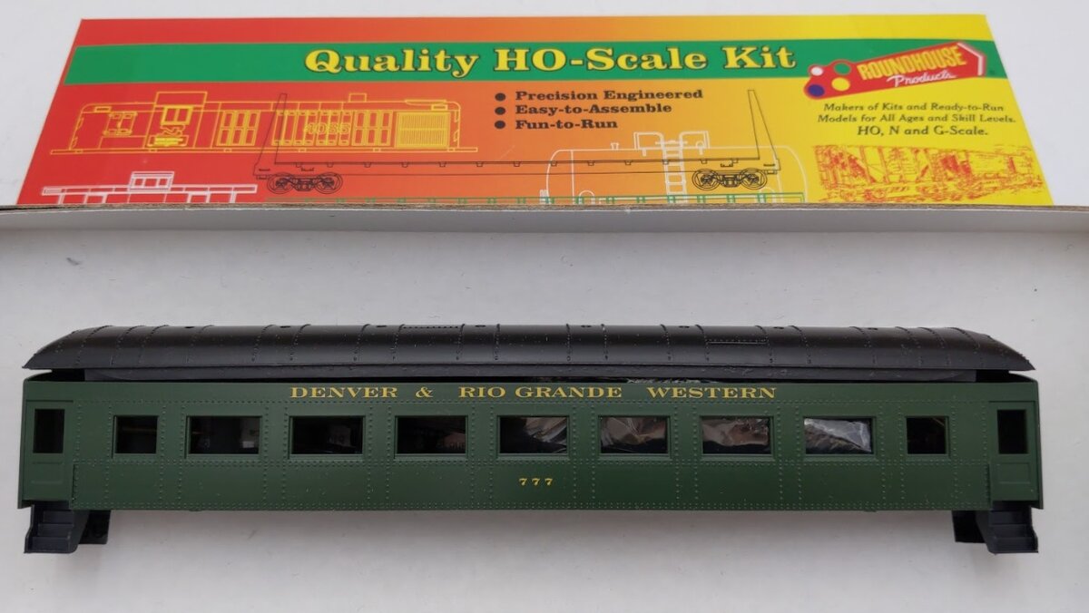 Roundhouse 06260 HO Denver & Rio Grande Western 60' Observation Harriman Car Kit