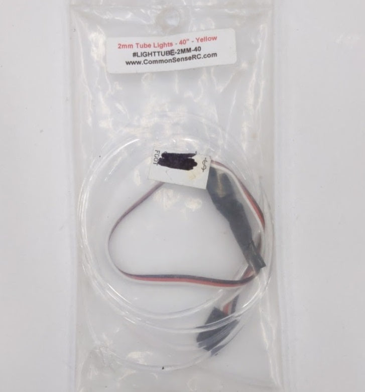 Common Sense RC Yellow Light Tube 2mm - 40