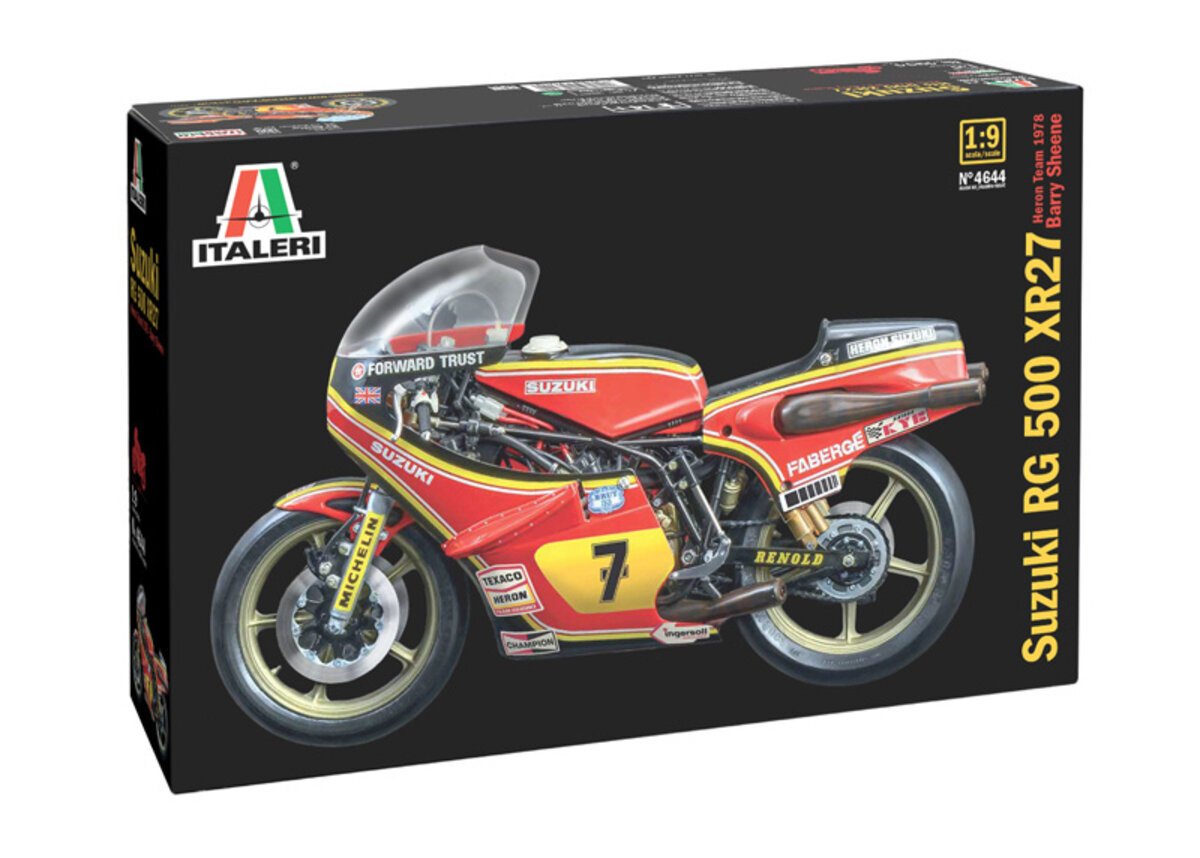 Italeri 4644 1:9 1978 Suzuki RG 500 XR27 Motorcycle Plastic Model Kit