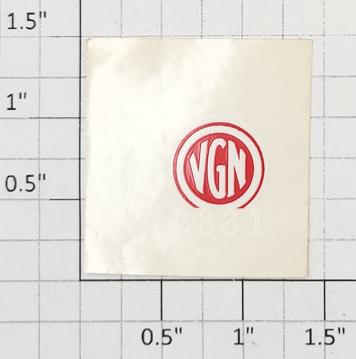 Lionel 2331-14 FM Red VGN Nose Decal