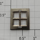 Lionel 260E-60C Nickel 4-Frame Window