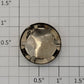 Lionel 440C-19 Panel Control Board Nickel Ammeter Panel Dial