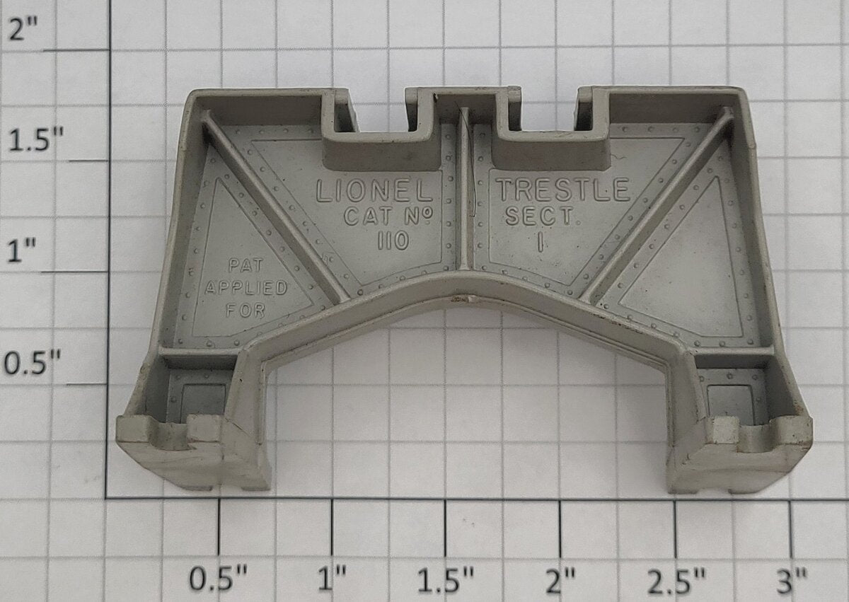 Lionel 110-10 Gray "I" Trestle Pier