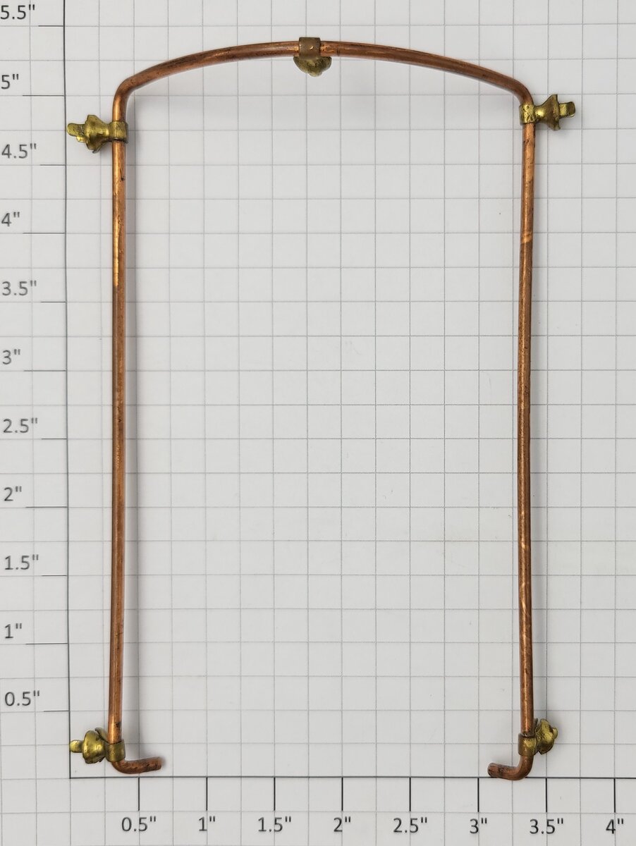 Lionel 400T-4 Standard Gauge Oil Tender Copper Handrail w/ Brass Stanchions