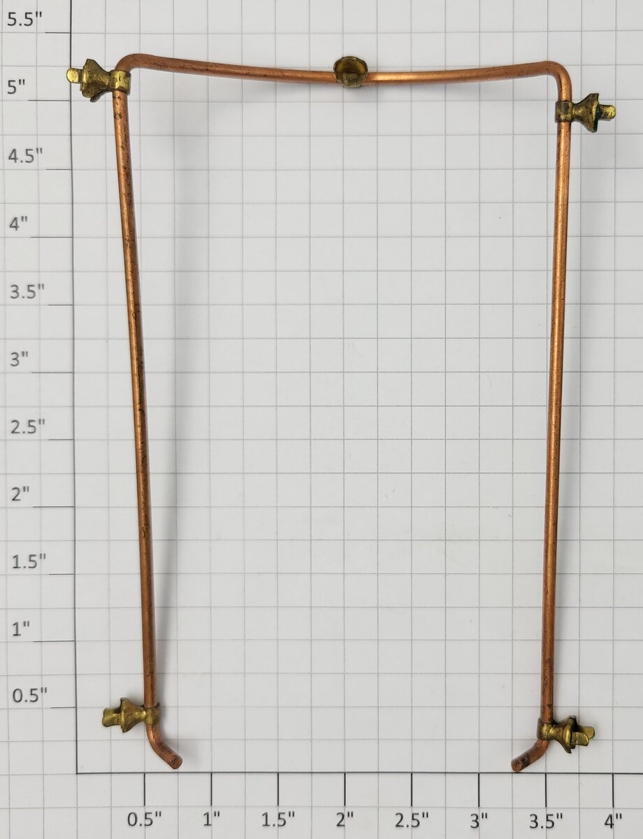 Lionel 400T-4 Standard Gauge Oil Tender Copper Handrail w/ Brass Stanchions