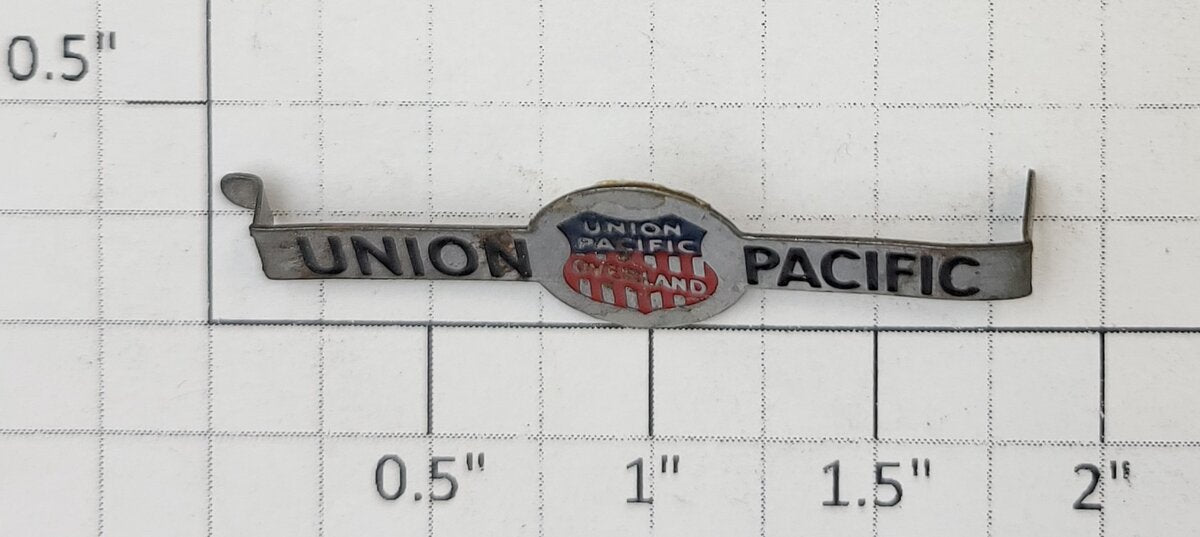 Lionel 636E-10 Union Pacific Side Medallion Nameplate