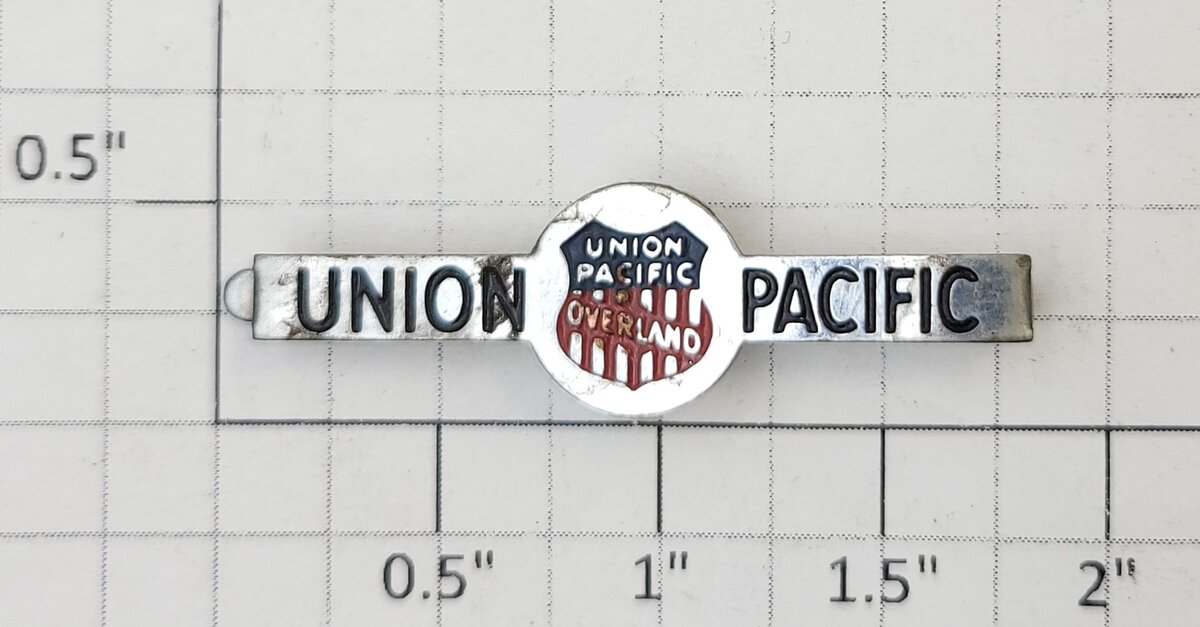 Lionel 636E-10 Union Pacific Side Medallion Nameplate