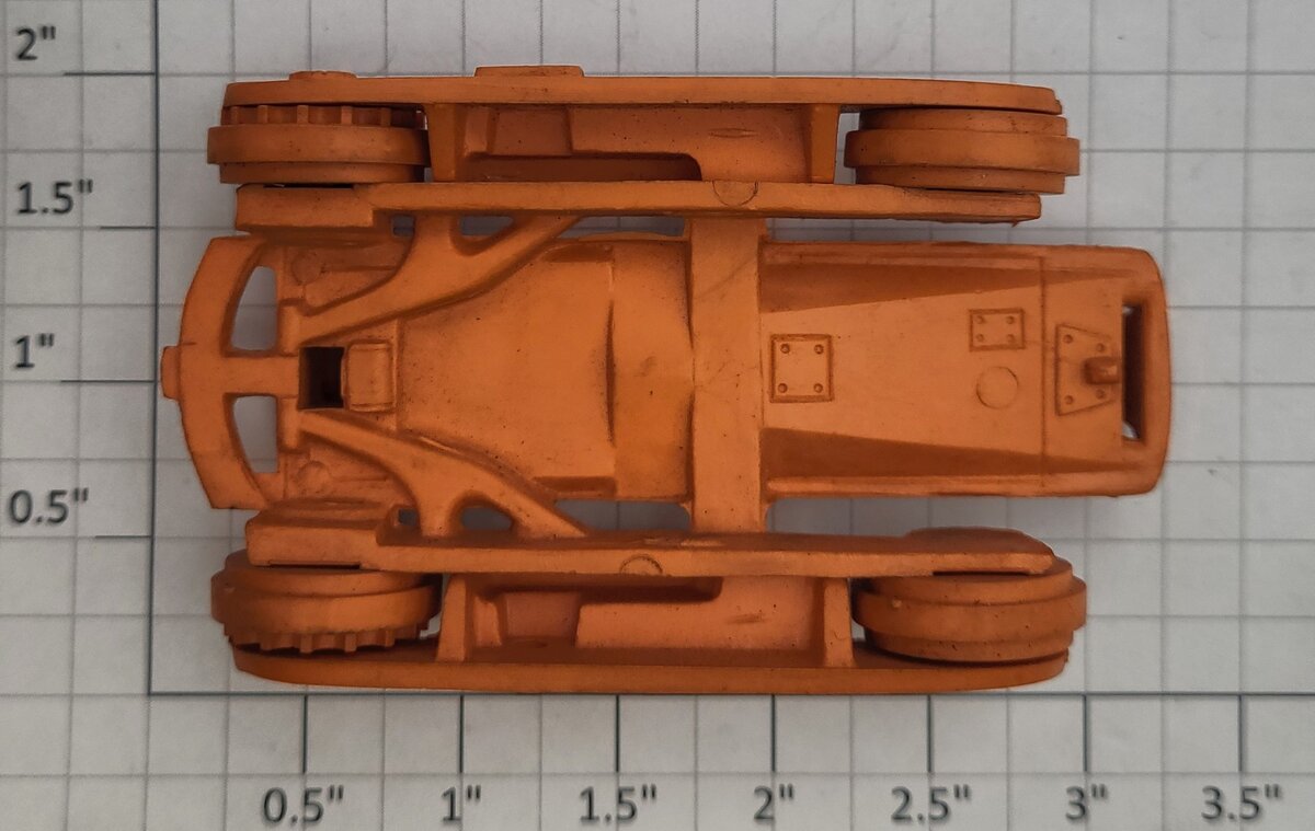Lionel 6816-30 Orange Light Dozer Roller Chassis