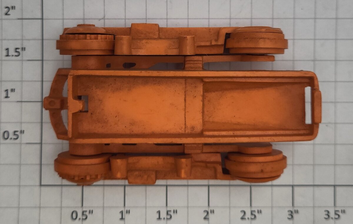 Lionel 6816-30 Orange Light Dozer Roller Chassis