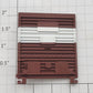 Lionel 6464-7 Brown with White Strip Multi-panel Boxcar Door