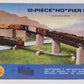 AHM 2591-D HO Scale Plastic Large Pier (Set of 12)