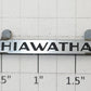 Lionel 250E-71 Hiawatha Metal Side Emblem