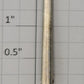 Lionel 3811-16 Nickel 1-7/8" Lumber Car Moveable Stake Post