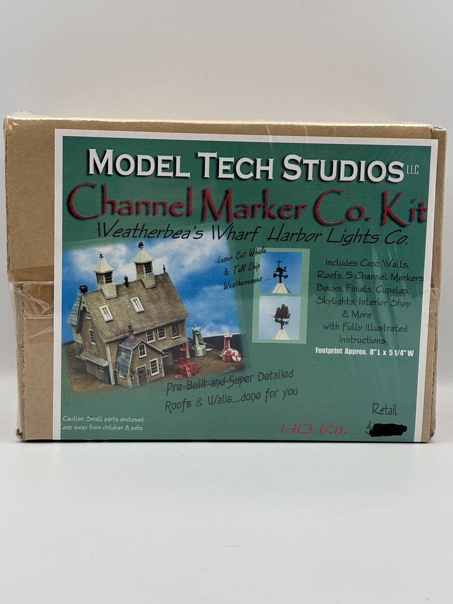 Model Tech Studios 5-0039 HO Scale Weatherbea's Wharf Harbor Lights Co. Kit