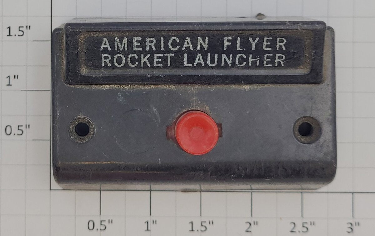 American Flyer XA14A964-AC Rocket Launcher Car Control Button w/4 Solder Lugs