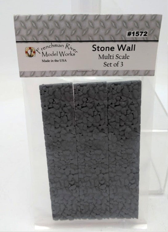 Frenchman River 1572 Multi Scale Stone Wall (Set of 3)
