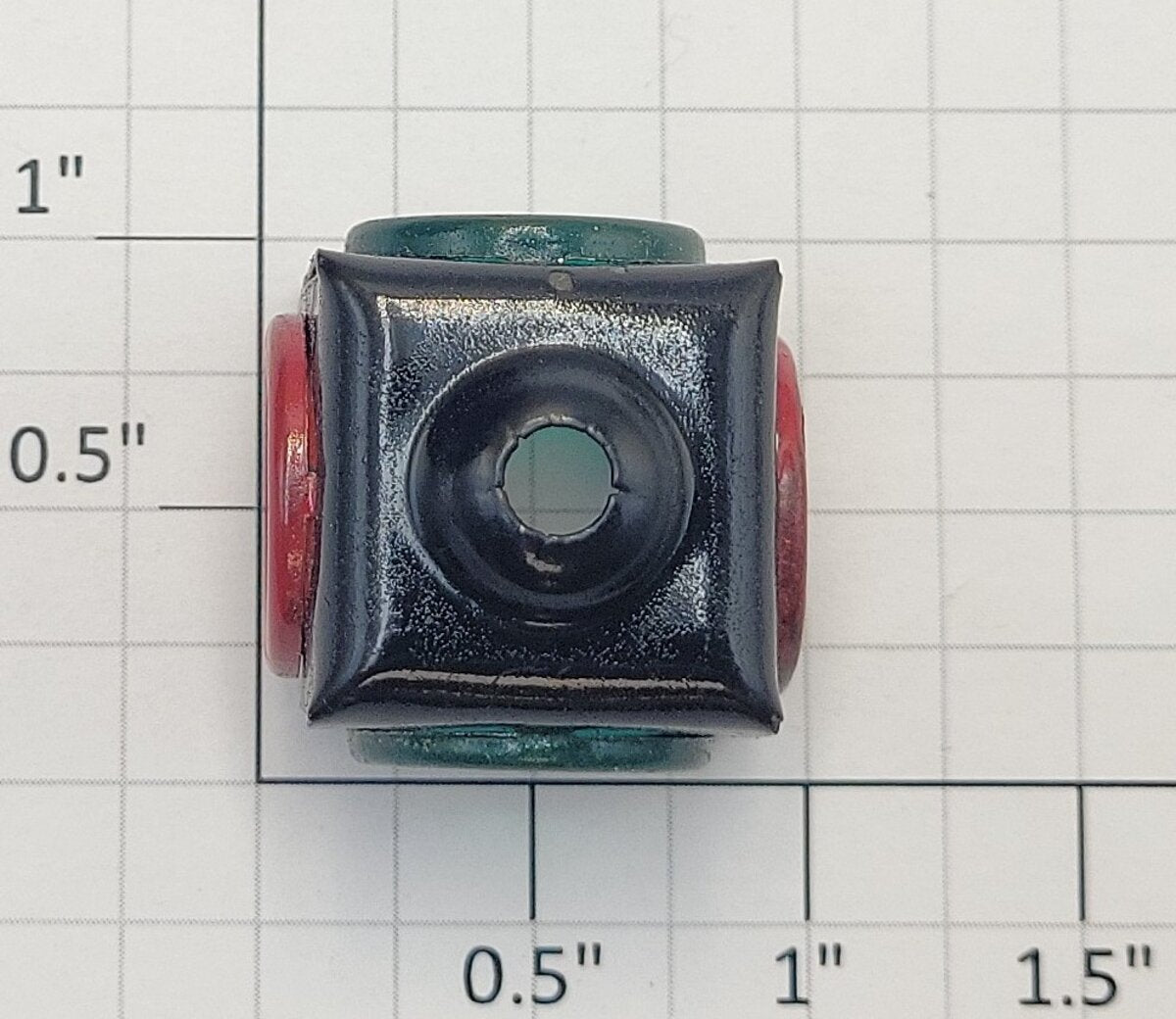 Lionel 210-10 Standard Gauge Black Turnout Track Switch Lantern Missing Red Lens